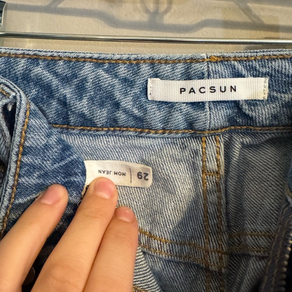 PacSun Light Blue Mom Jean Denim Jeans - Picture 3 of 6